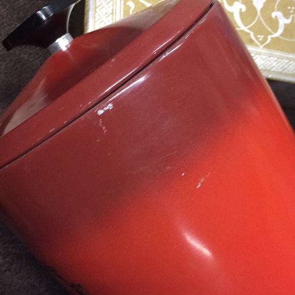 West Bend Vintage Flour Canister Red Hombre EVC - Picture 7 of 8